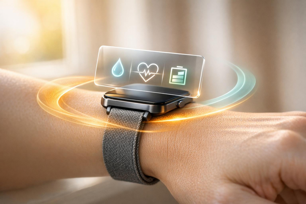 Energy-Saving Wearables for Biomarker Monitoring