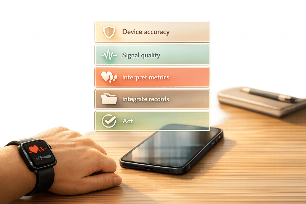 Checklist for Interpreting Wearable Health Data