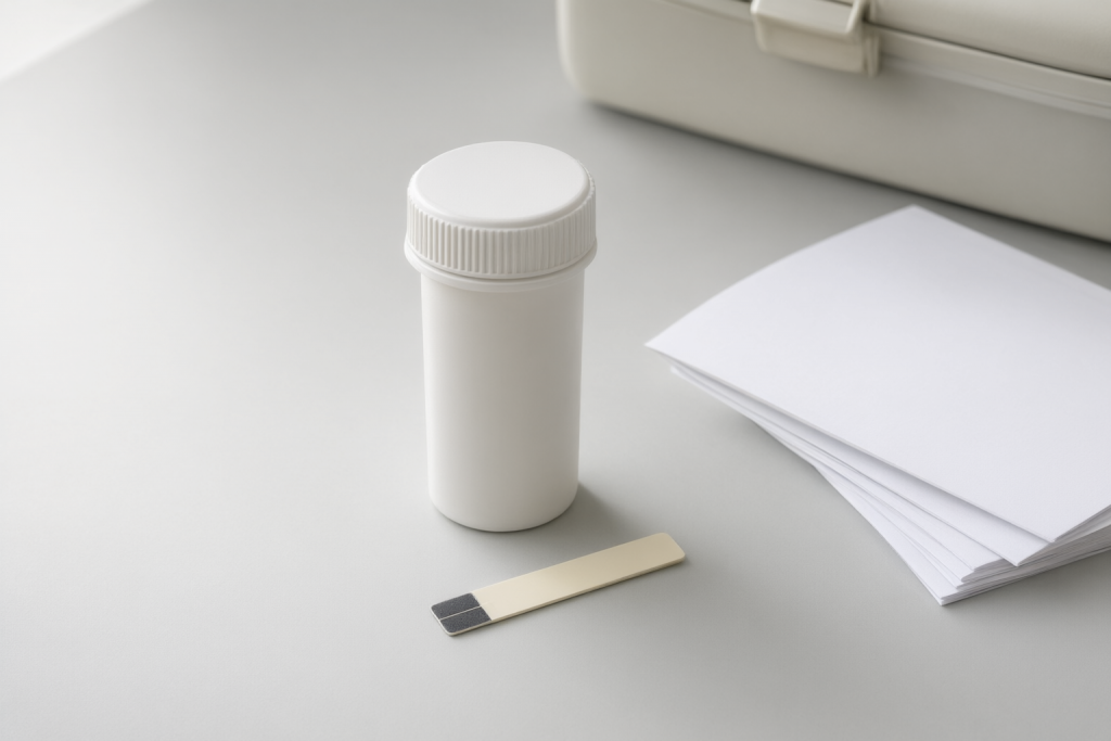 Editorial illustration for Blood Glucose Test Strips: How to Store, Check Expiration, and Handle Them Safely